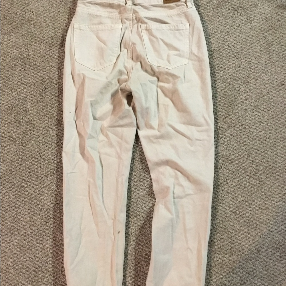 Beige Casual Pants